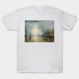 Keelmen Heaving in Coals by Moonlight by J.M.W. Turner T-Shirt